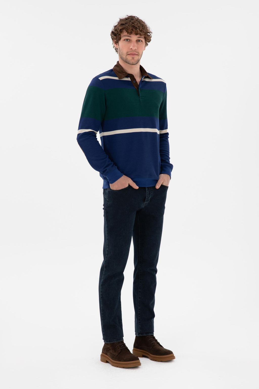 Мужской свитшот цвета индиго Неожиданная скидка в корзине - U.s. polo assn фото 4