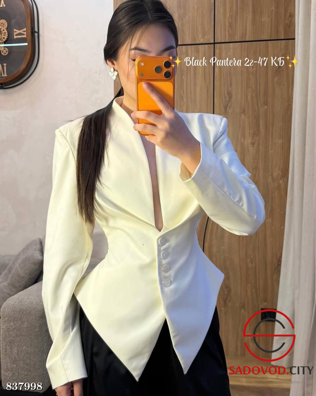 Пиджак женский однотонный - Bruno фото 5