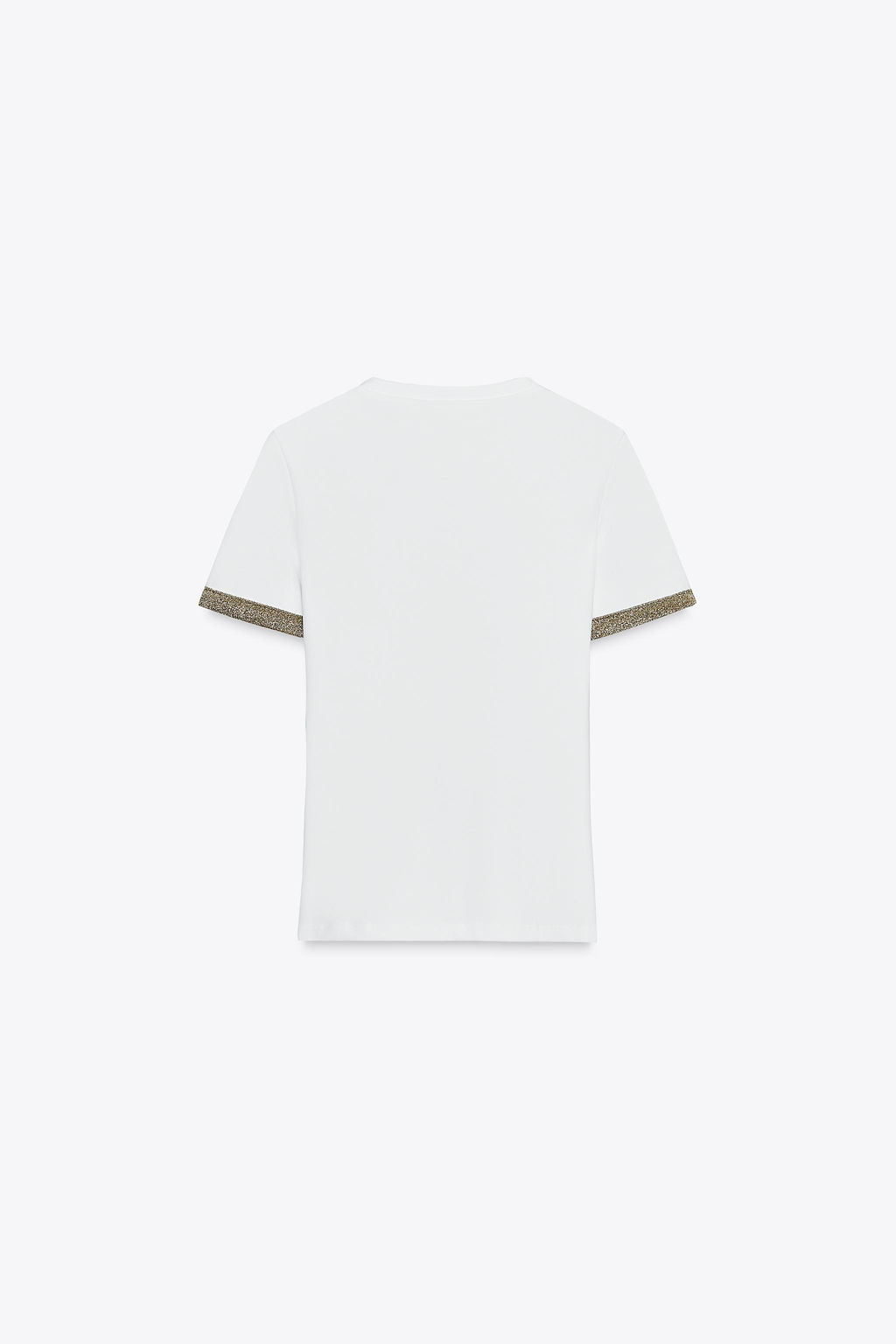 METALLIC THREAD T-SHIRT - Zara фото 19