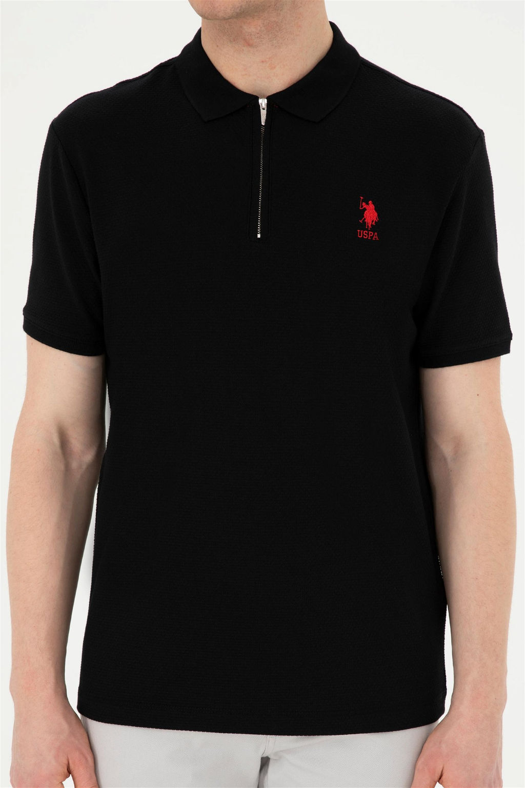 U. S. Polo Assn / Мужская черная футболка - U.s. polo assn фото 6