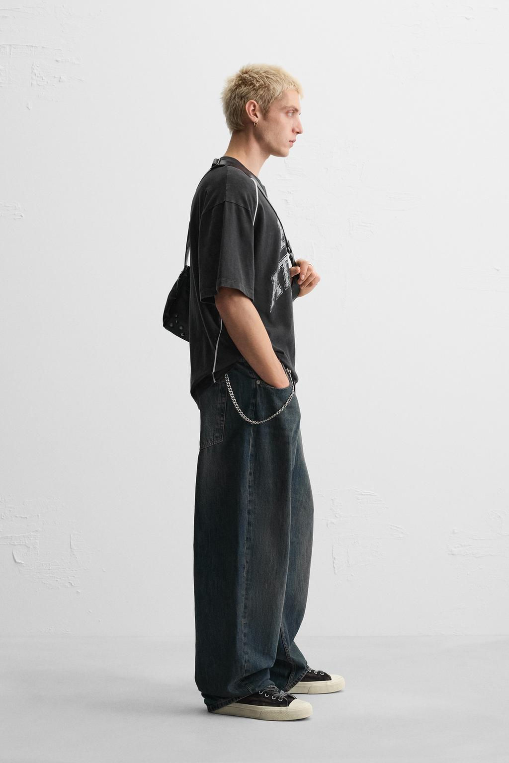 FADED AMERICAN FOOTBALL T-SHIRT - Zara фото 4