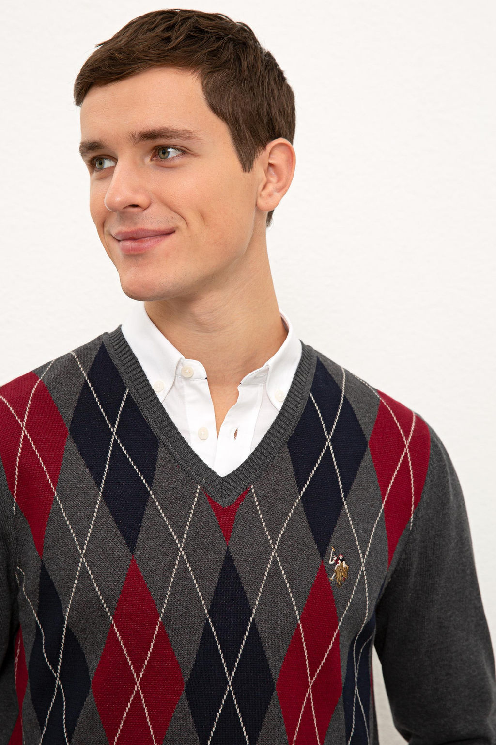 Erkek Antrasit Melanj Kazak