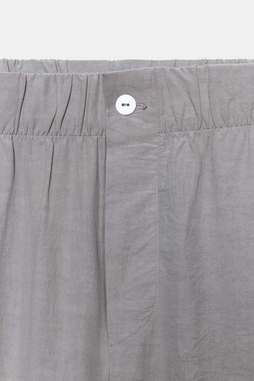 PANTAL?N TOBILLERO GOMA / Gris - Zara фото 5
