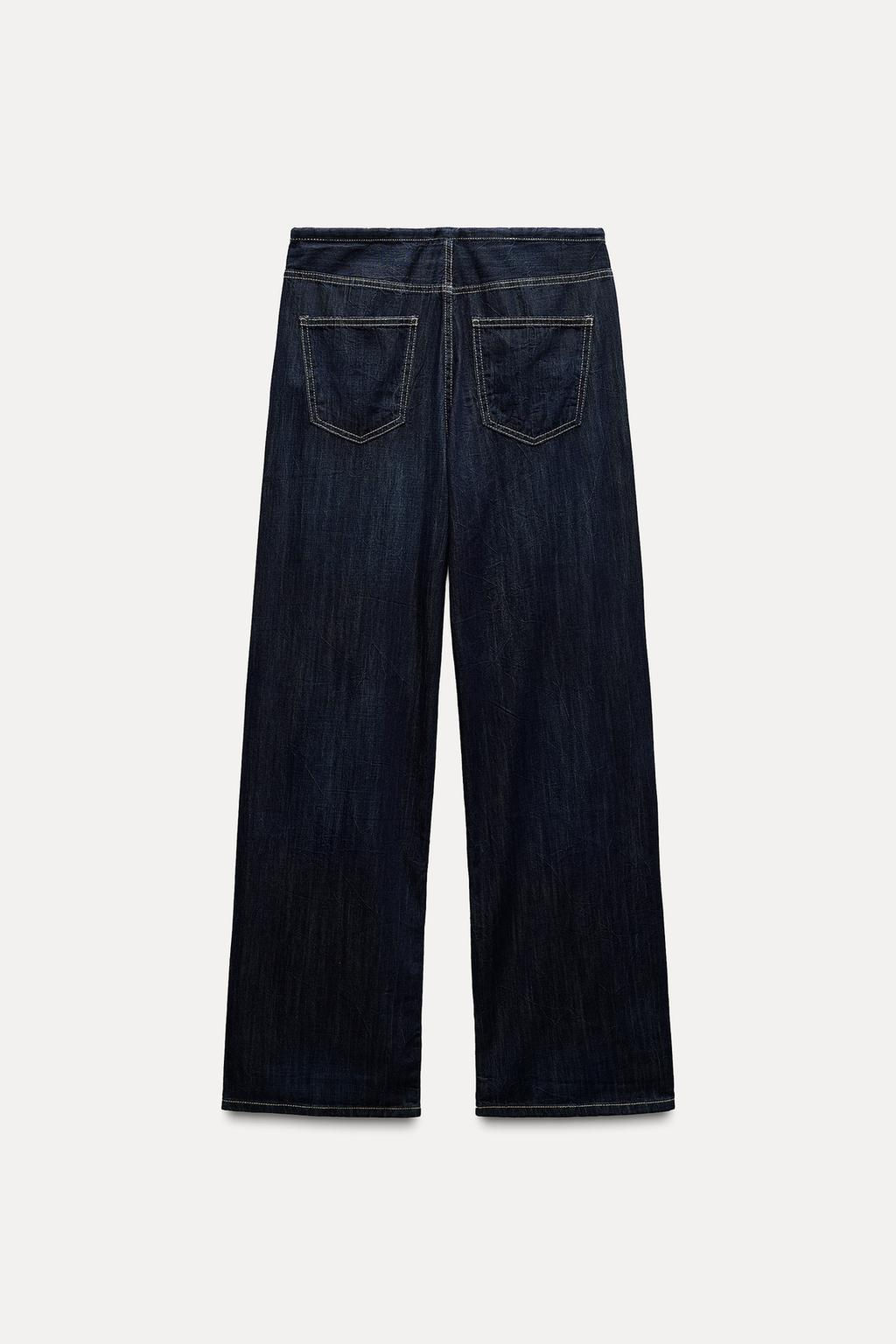 TRF JEANS WITH TIE - Zara фото 3