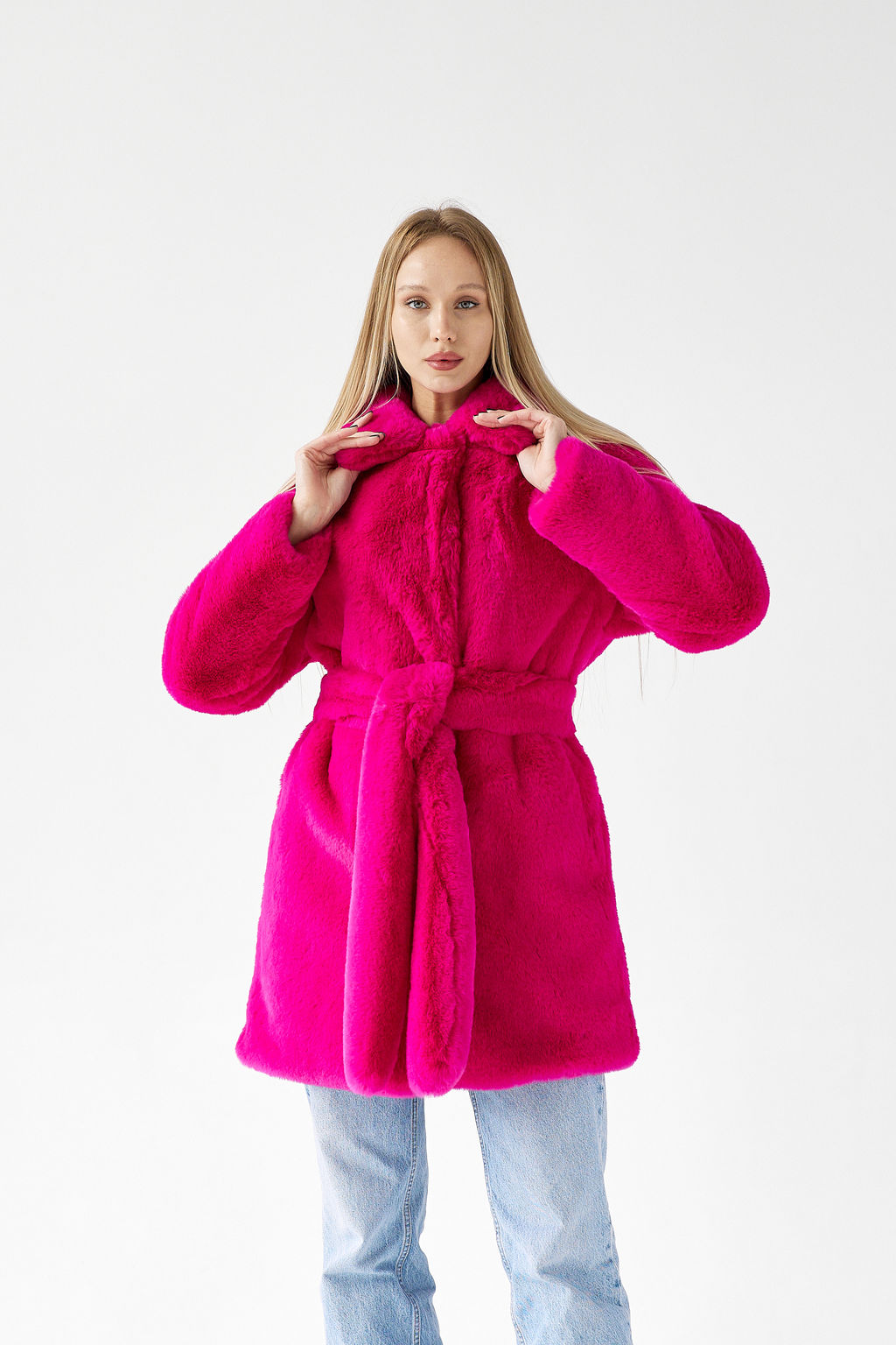 Шубка утеплённая 25005 (белый) - Kankan фото 14