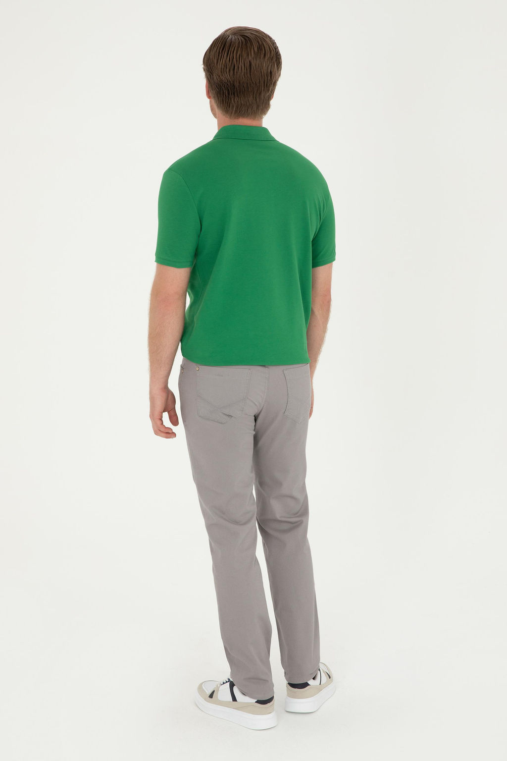 Мужские темно-серые брюки из плотной ткани/чиносы Неожиданная скидка в корзине - U.s. polo assn фото 4