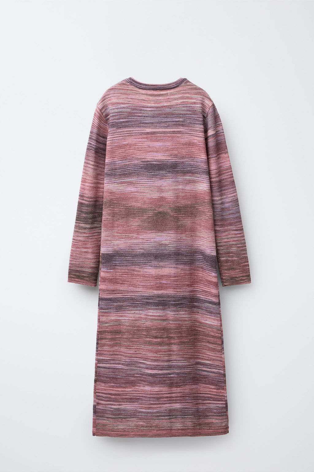 LONG MARLED KNIT DRESS - Zara фото 2