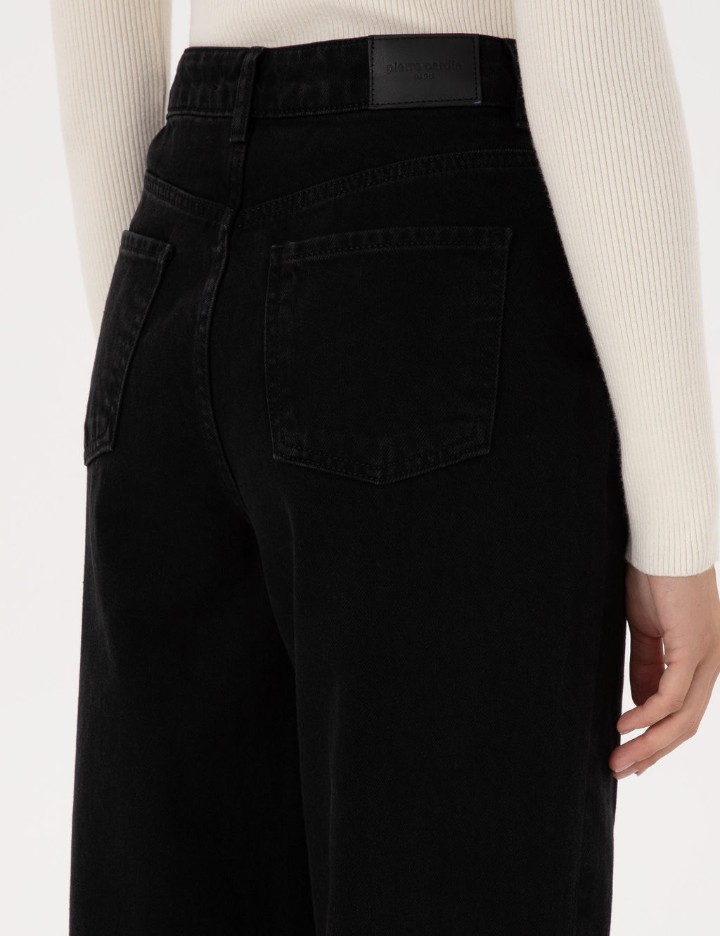 Siyah Loose Fit Jean Pantolon - Pierre cardin фото 6