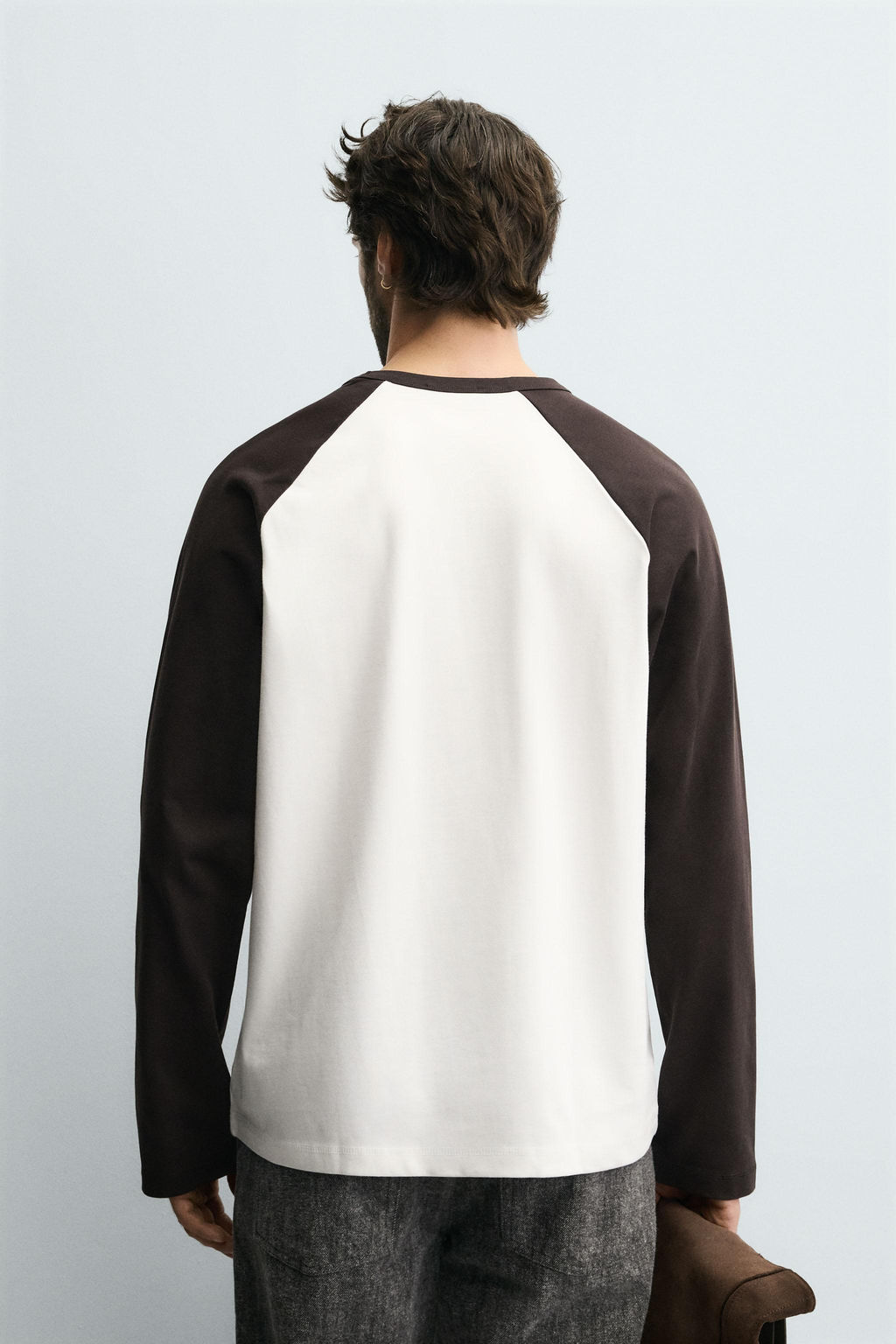COLOUR BLOCK RAGLAN SLEEVE T-SHIRT - Zara фото 3