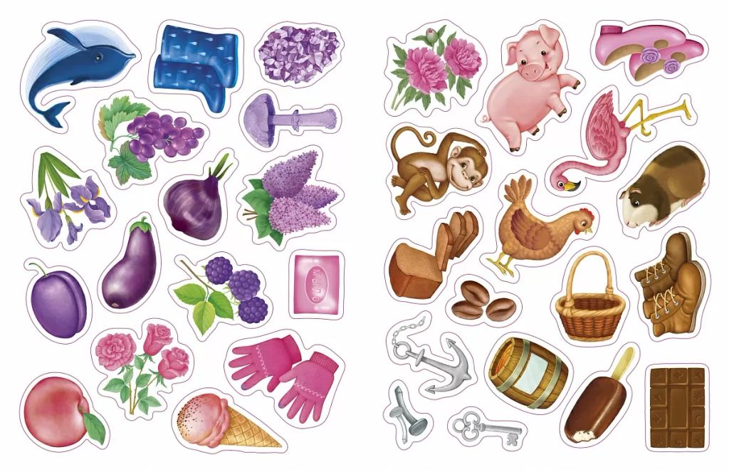 Изучаем цвета, слова, цифры с наклейками и заданиями - Робинс фото 7