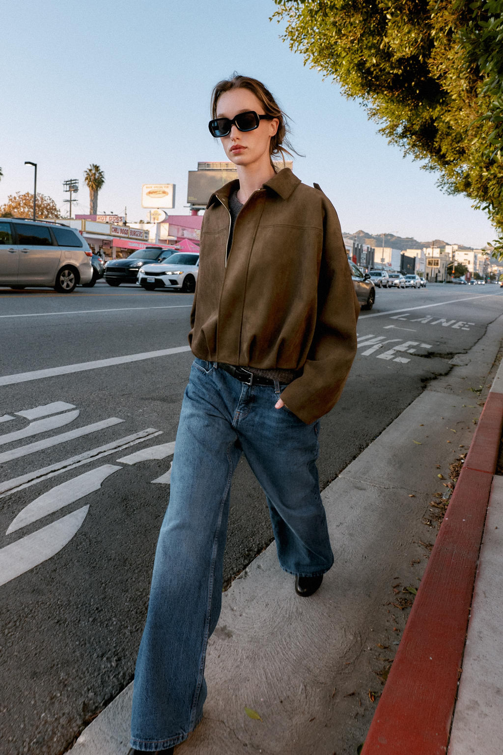 SUEDE EFFECT BOMBER JACKET - Zara фото 23