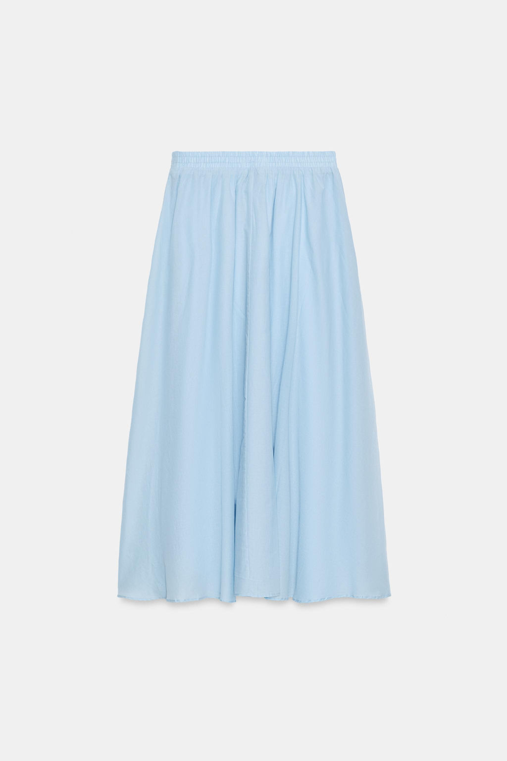 FALDA MIDI CAPA / Azul pastel - Zara фото 8