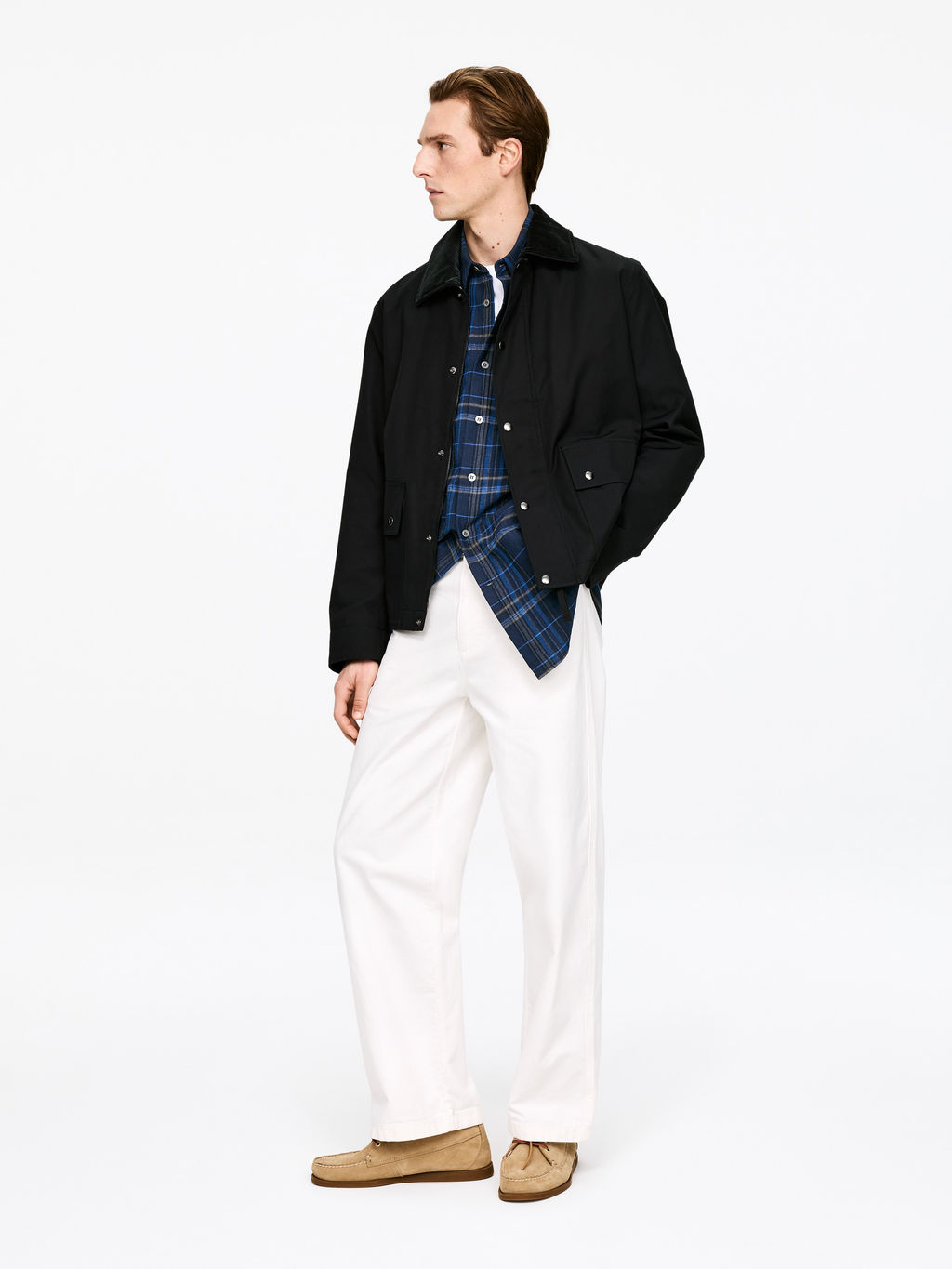 Camisa de franela informal - H&m фото 6
