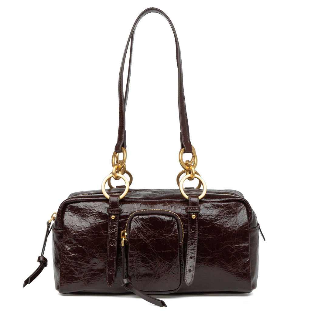 M1130 coffee, Женская кожаная сумка, Barcelo Biagi