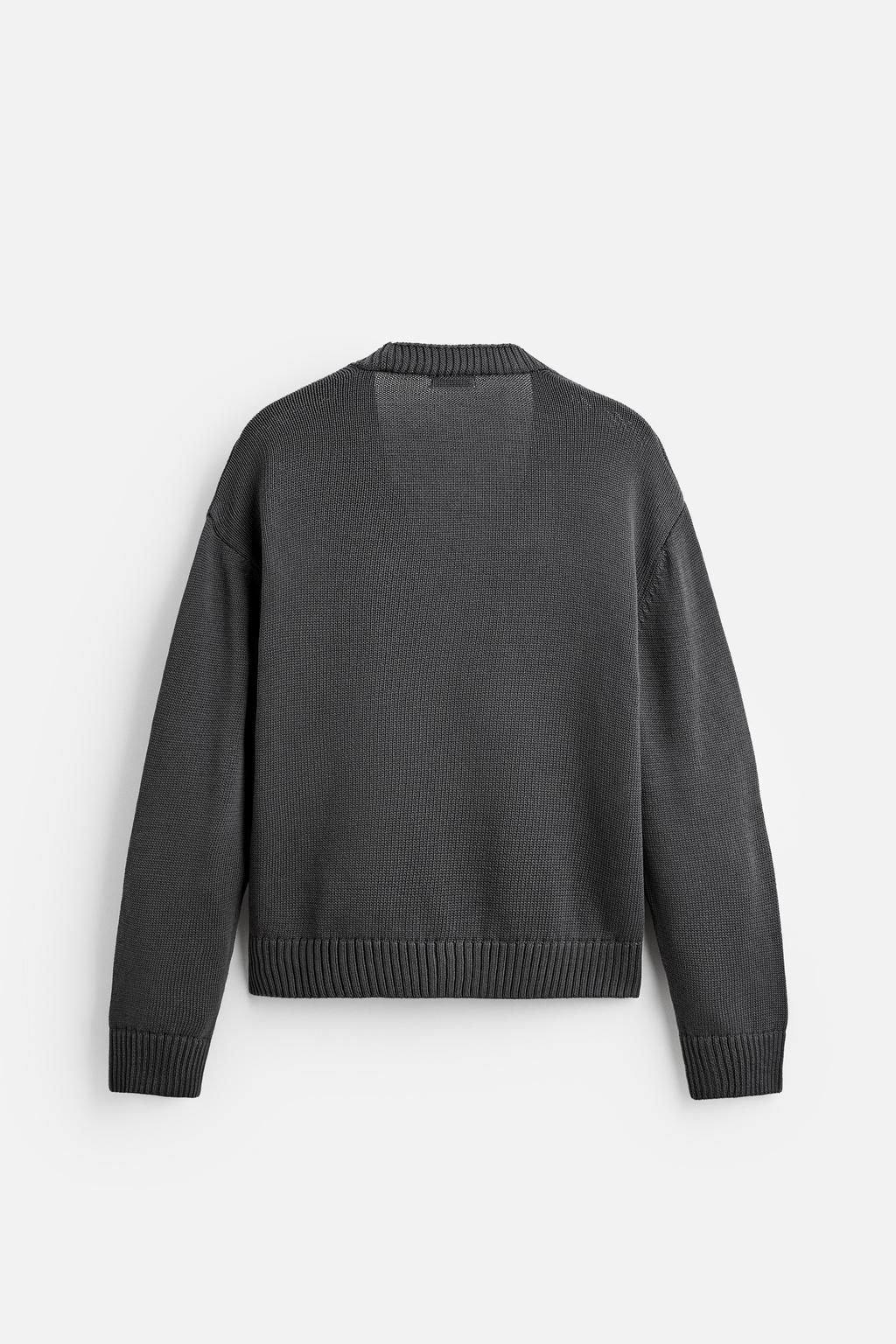 TEXTURED COTTON CARDIGAN - Zara фото 25