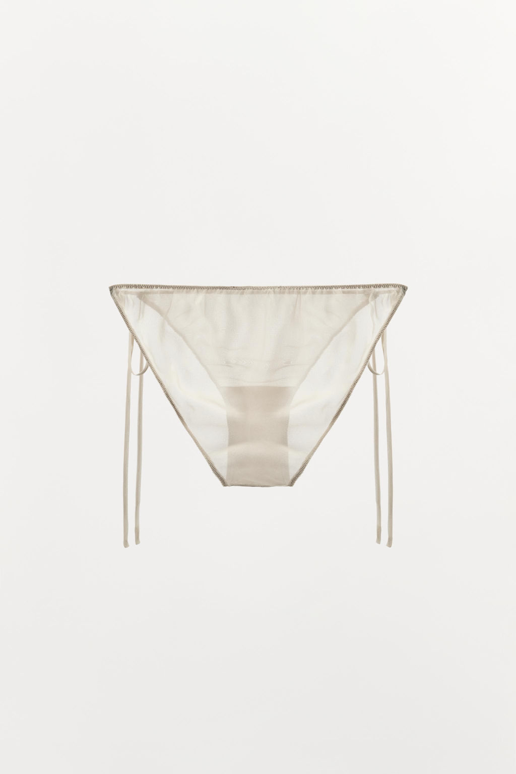 BRAGUITA SEDA 100% LAZADAS / blanco - Zara фото 6