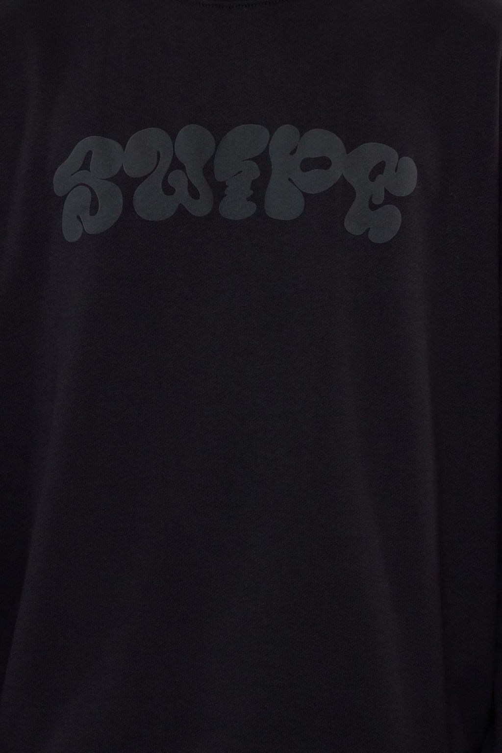 TRENDYOL MAN Siyah Oversize/Genis Kesim Kabartma Bask?l? Sweatshirt TMNAW25SW00046 - Trendyolmilla фото 3