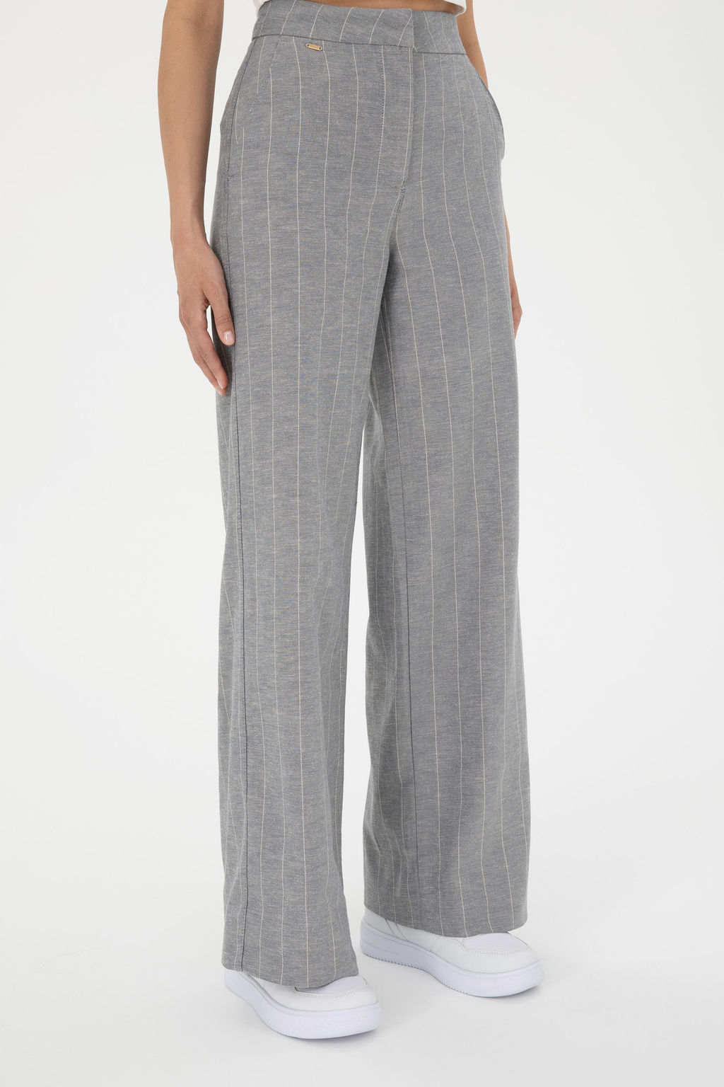 Kad_n Mavi Kanvas Pantolon