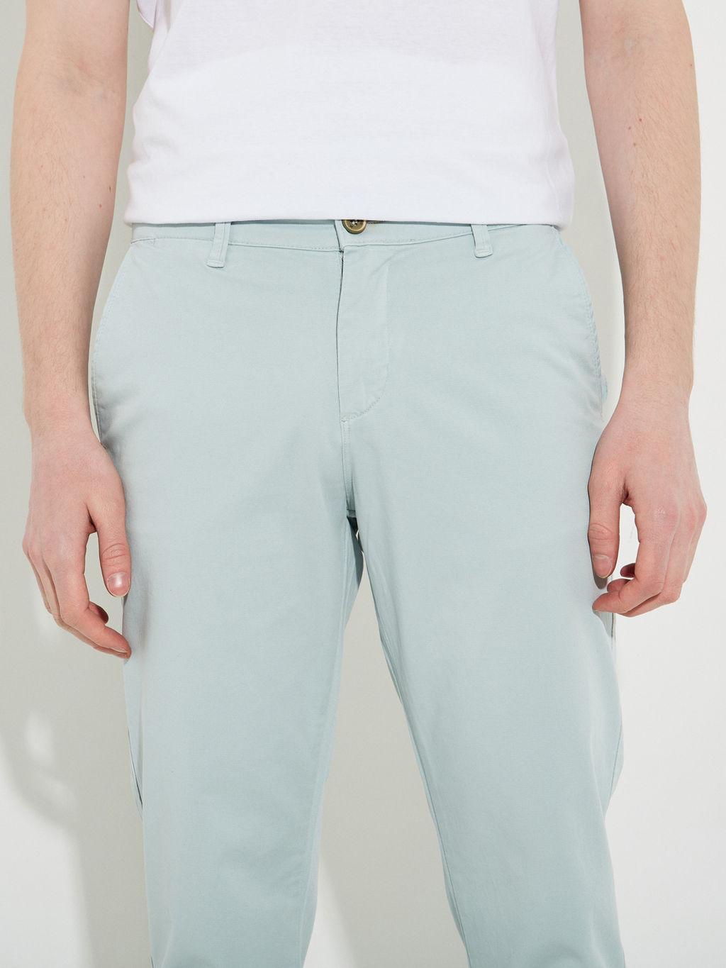 Мужские брюки зауженного кроя - Mossmore фото 33