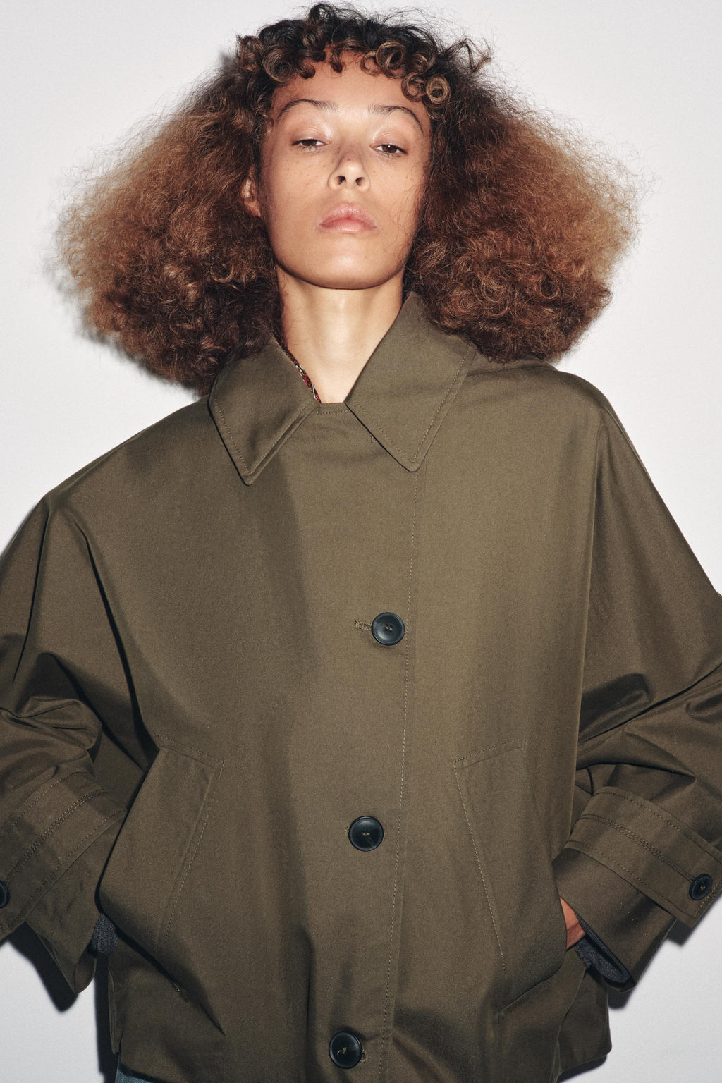 ZW COLLECTION WATER-REPELLENT TRENCH COAT - Zara фото 2