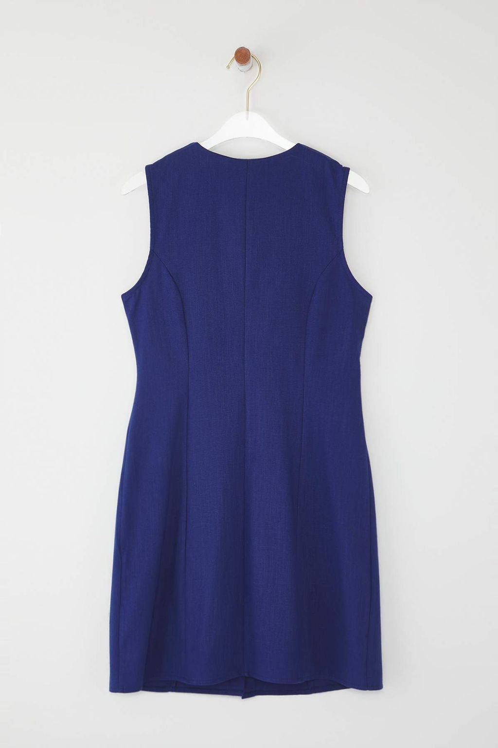 Trendyolmilla Kahverengi Keten Kar?s?ml? Cep Detayl? Mini Dokuma Gomlek Elbise TWOSS25EL00708  фото 7