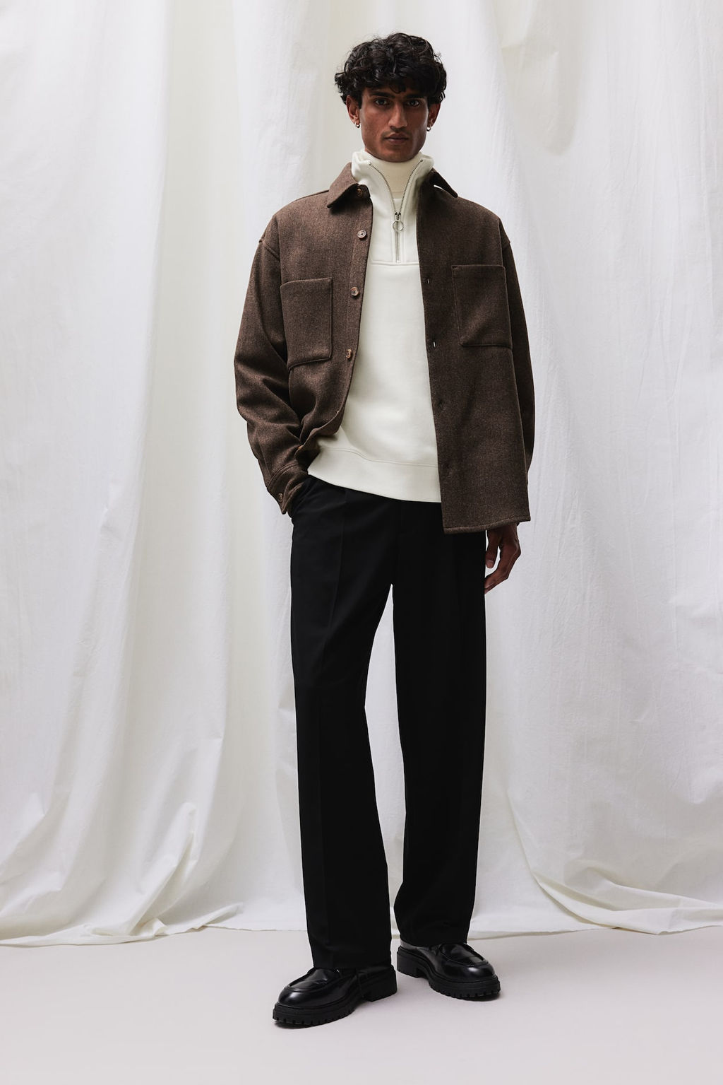 Sudadera con media cremallera Regular Fit - H&m фото 2