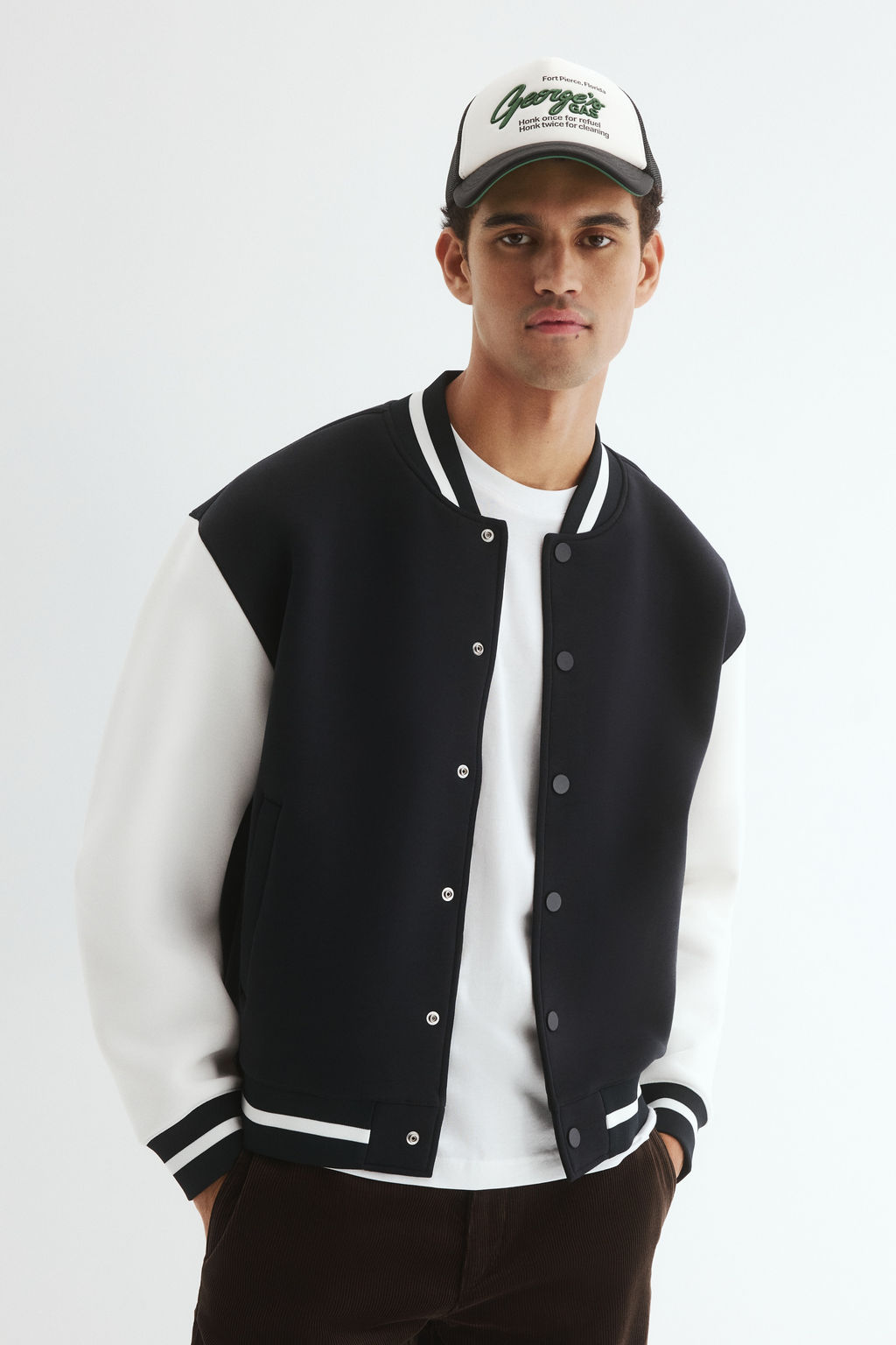 Chaqueta de b?isbol Loose Fit - H&m фото 2