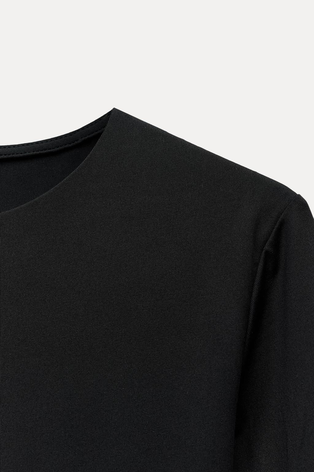 LONG SLEEVE POLYAMIDE BODYSUIT - Zara фото 19