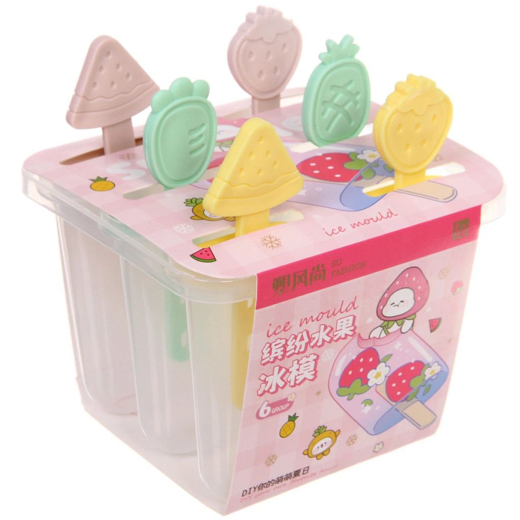 Форма для приготовления мороженого "Фруктовый микс" 6шт