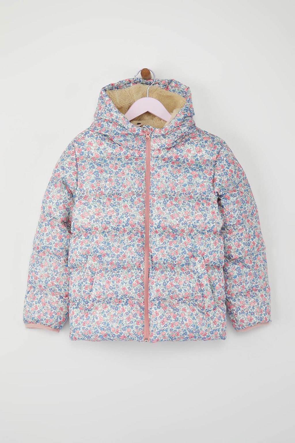 Cok Renkli Kal?n Kapusonlu Regular K?z Cocuk Mont TKDAW26MO00009 - Trendyolmilla фото 10