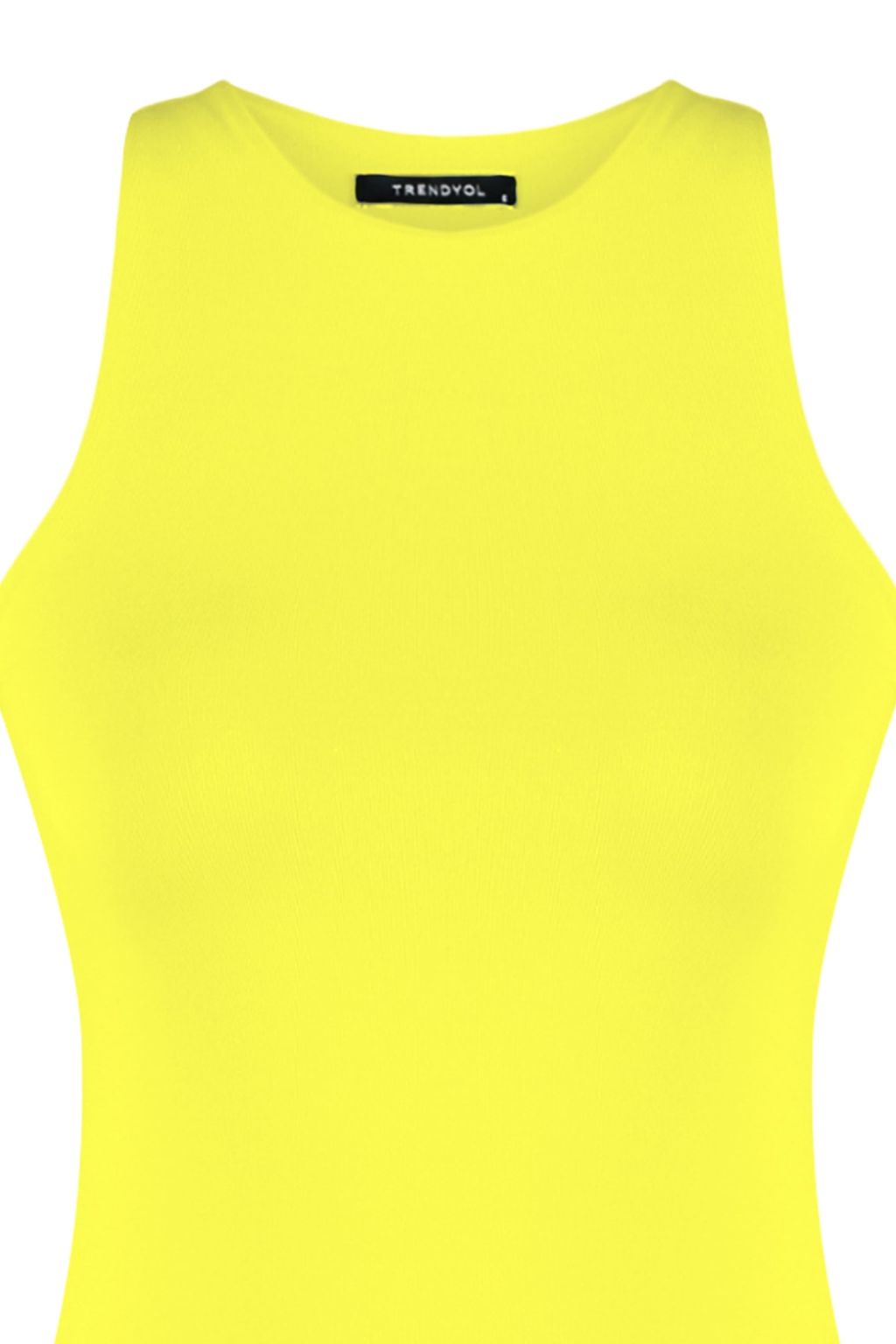 Sar? Halter Yaka Vucuda Oturan Esnek Alttan C?tc?tl? Orme Body TWOSS20BD0044