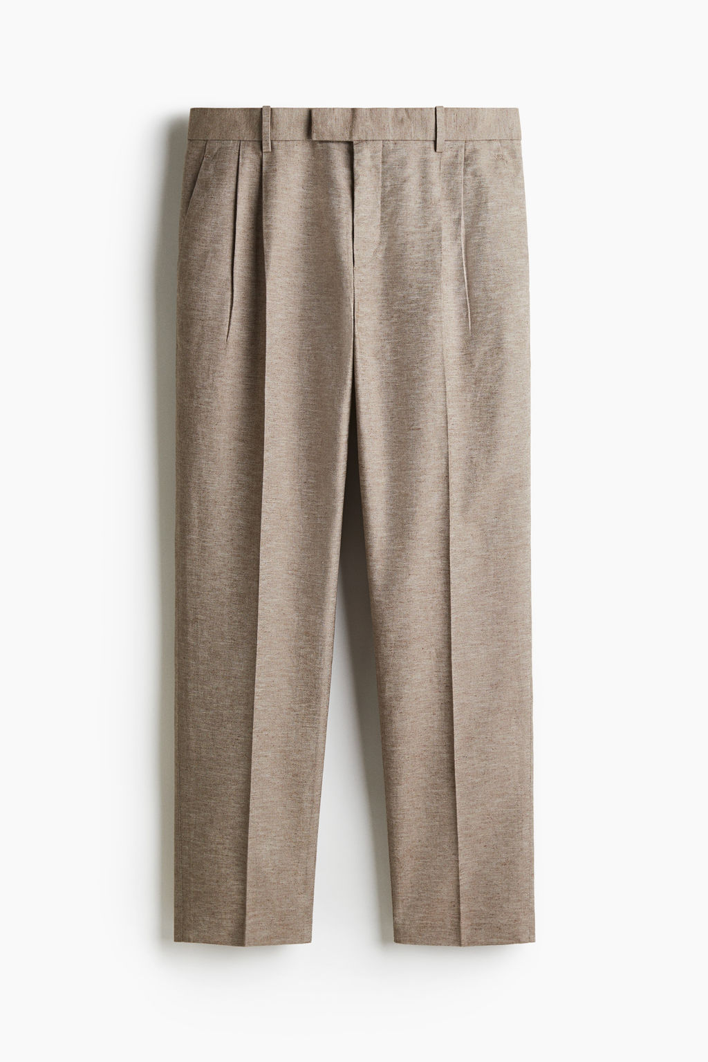 Pantal?n sastre en mezcla de lino Regular Fit - H&m фото 2