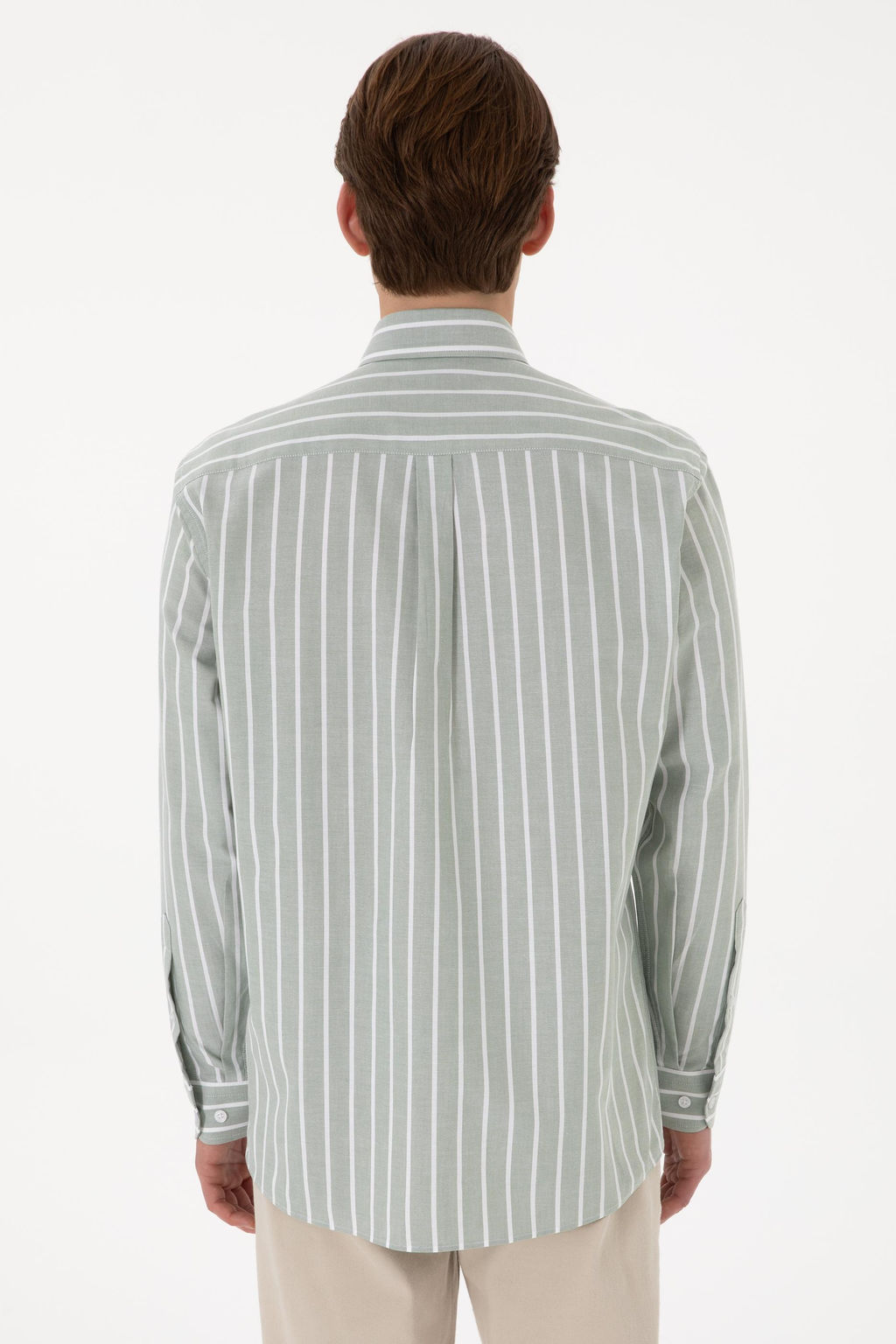 Erkek Haki Uzun Kollu G_mlek Sepette S_rpriz _ndirim - U.s. polo assn фото 5