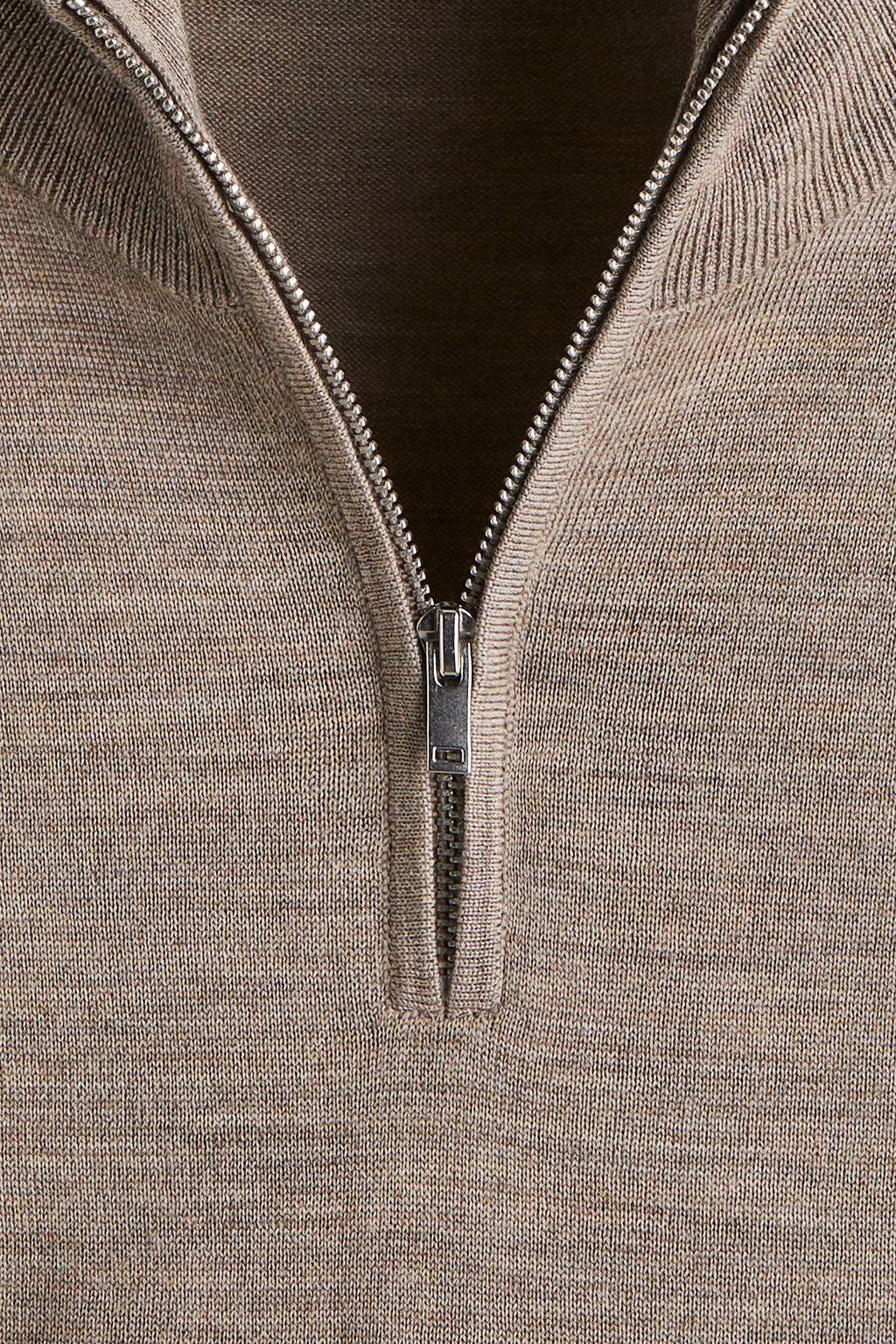 Jersey en lana merino con cremallera Regular Fit - H&m фото 7
