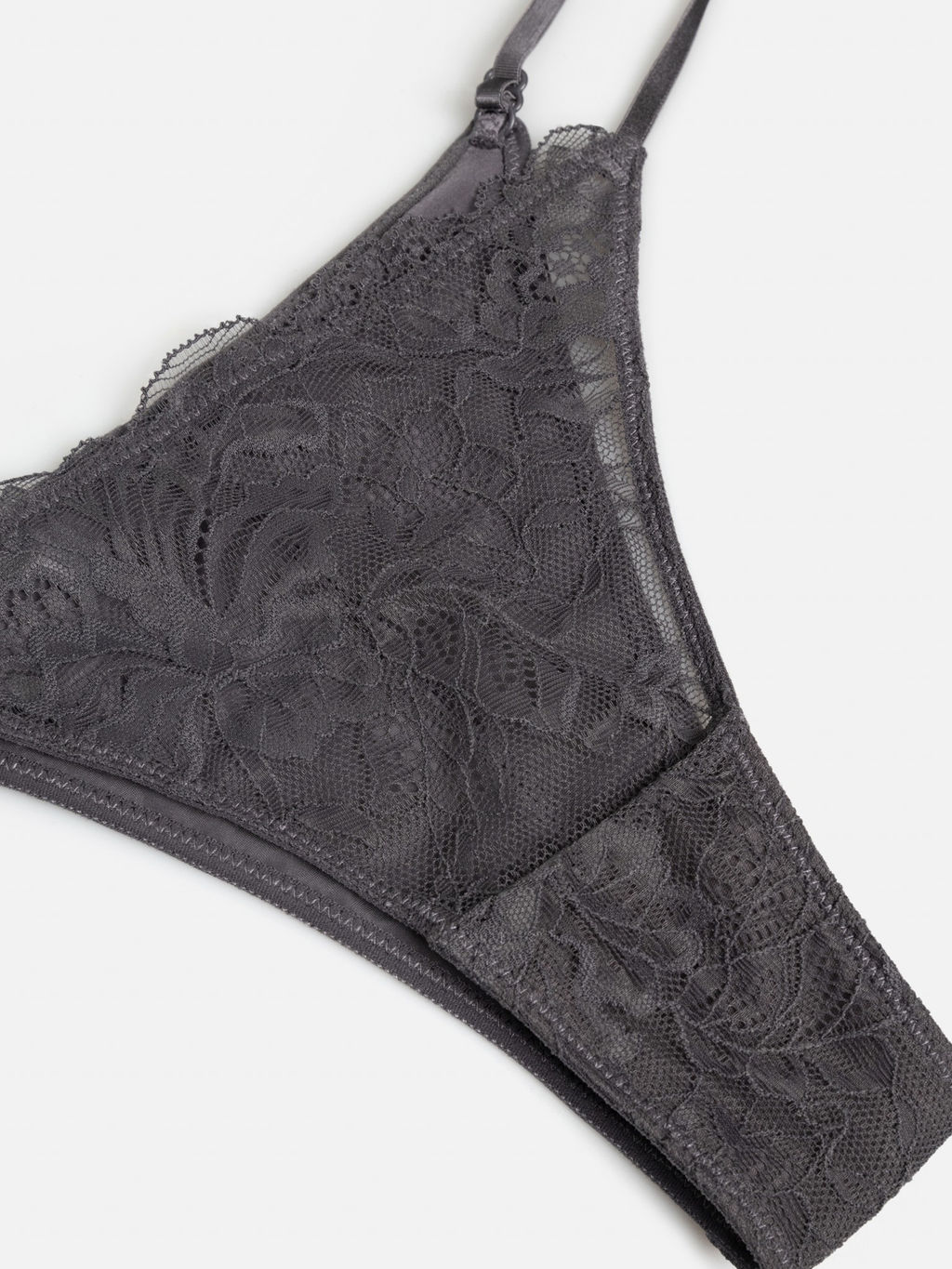 Infinity / Трусы стринги-бразилиано жен. Richi серый - Infinity Lingerie фото 2