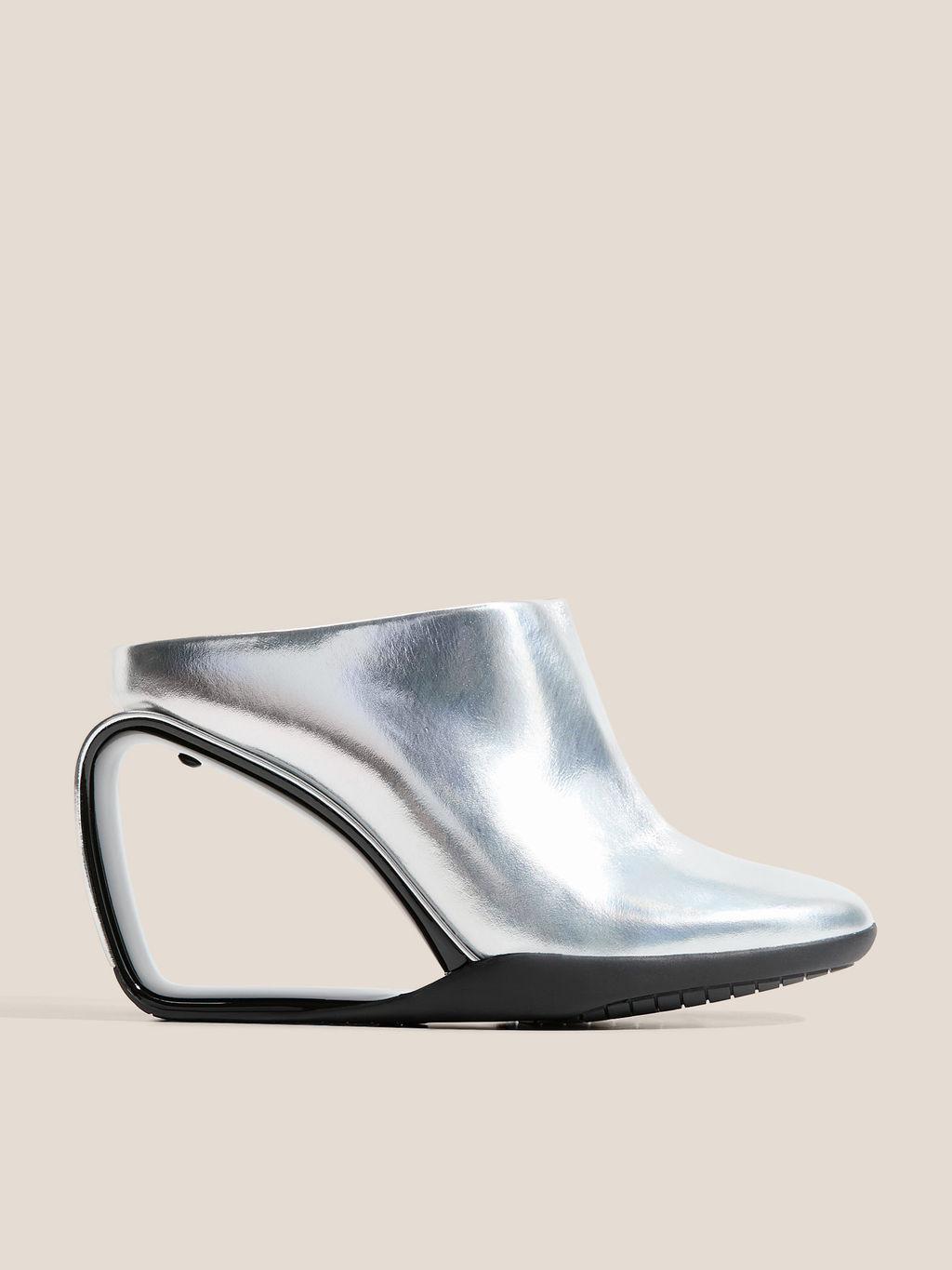 Ботильоны UNITED NUDE Mobius Mule Hi Артикул 4638796, серебряный