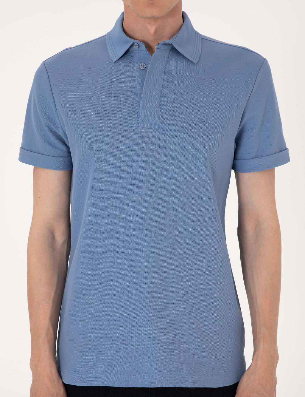 Mavi Slim Fit %100 Pamuk K_vr_lmaz Amerikan Pike Polo Yaka Basic Ti__rt - Pierre cardin фото 13