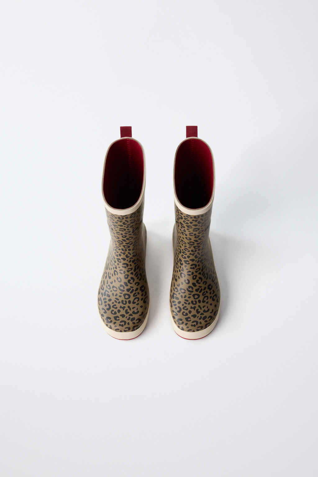 BOTA AGUA ANIMAL PRINT / Marr?n - Zara фото 4