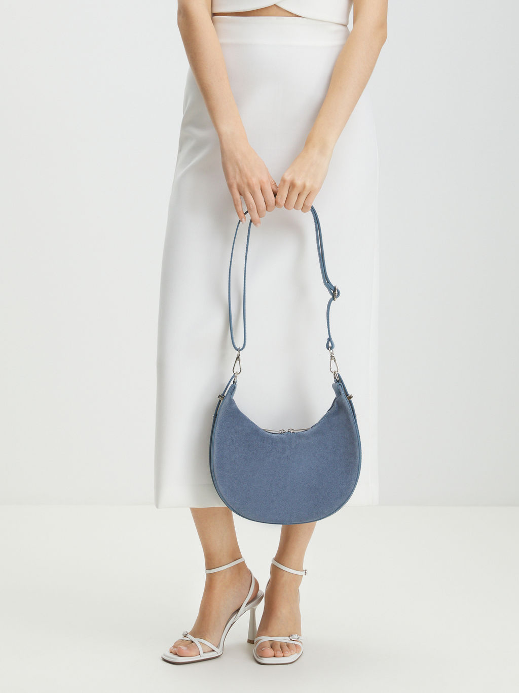 Женская сумка на плечо DIVAS BAG CARINA Артикул 3648773, серо-синий  фото 3