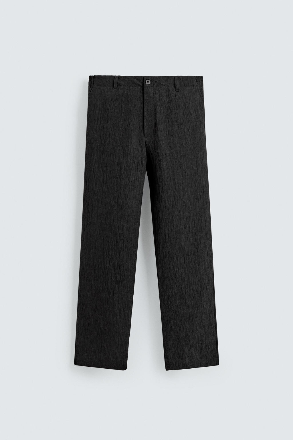 REGULAR FIT TROUSERS WITH IRREGULAR TEXTURE - Zara фото 7