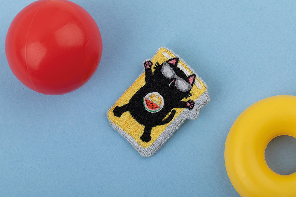 Набор для вышивания PANNA Живая картина JK-2341 Брошь. Котик на отдыхе 4 х 5 см