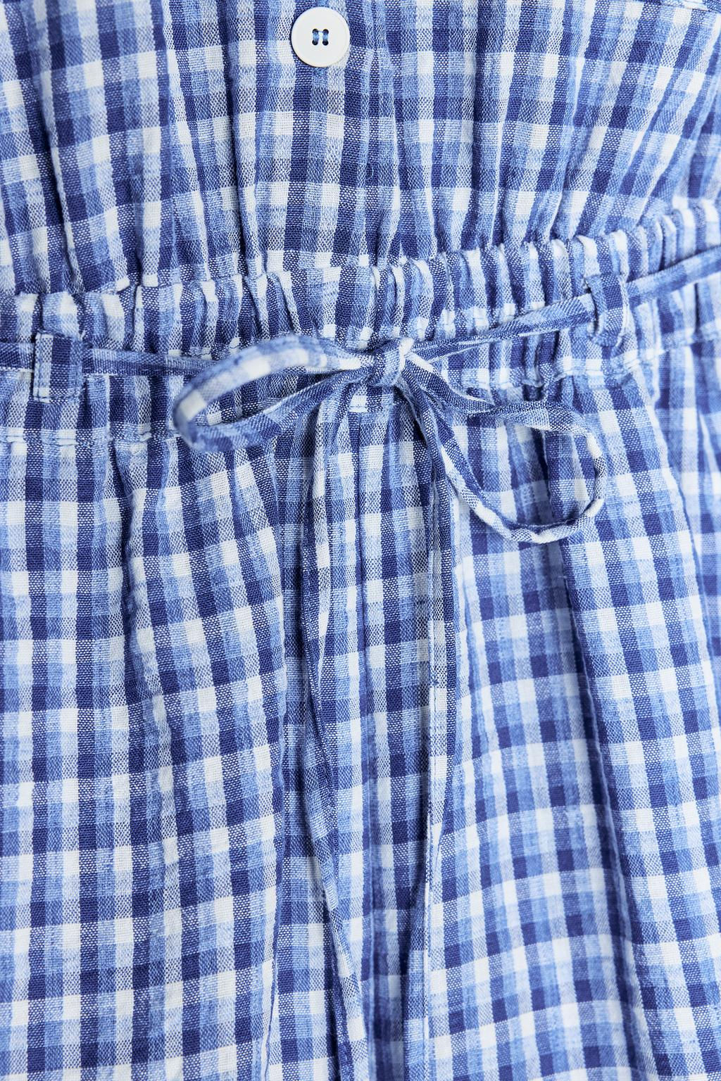 SHORT CHECKED JUMPSUIT - Zara фото 7