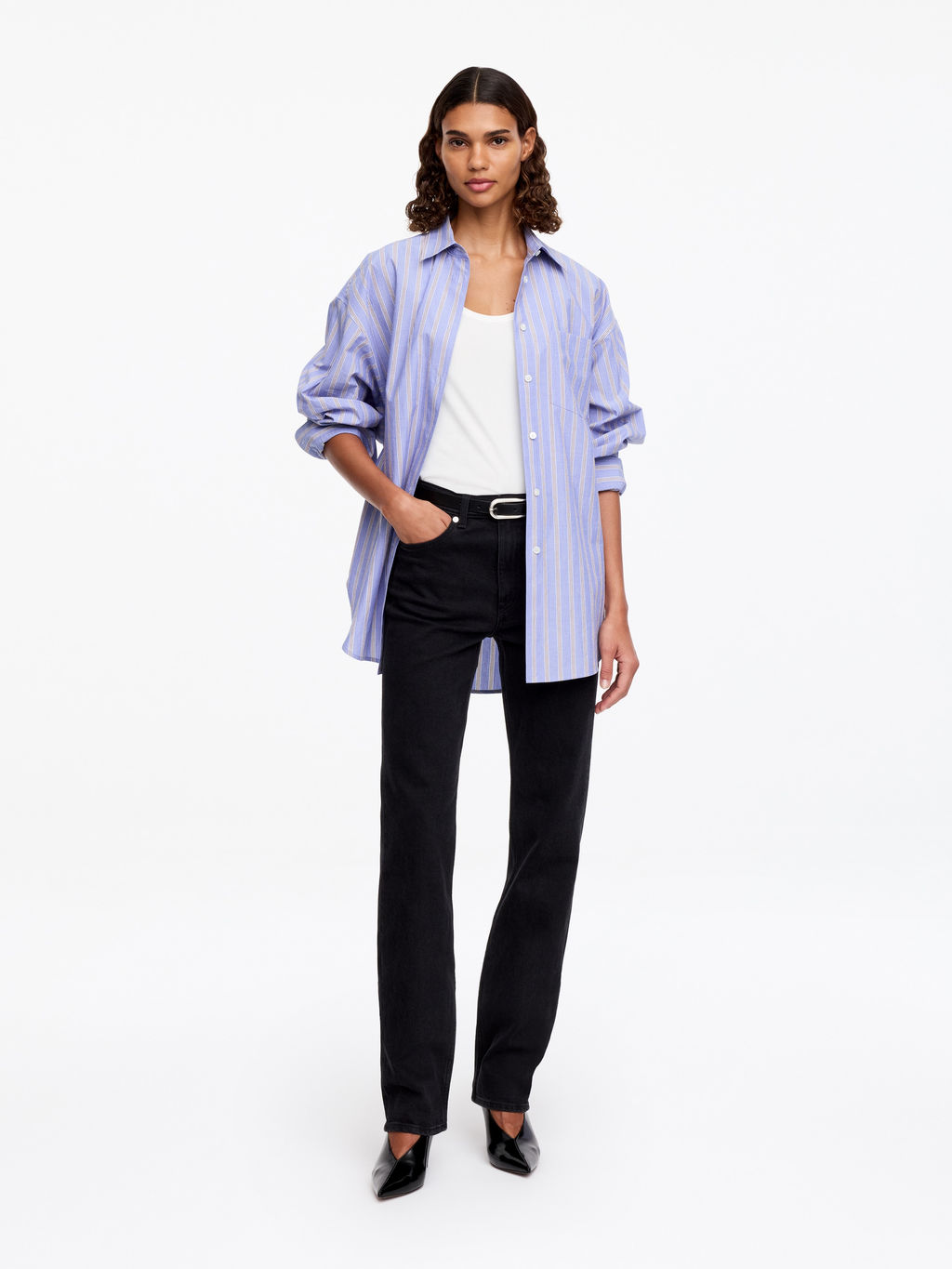 Top sin mangas con escote redondeado - H&m фото 5