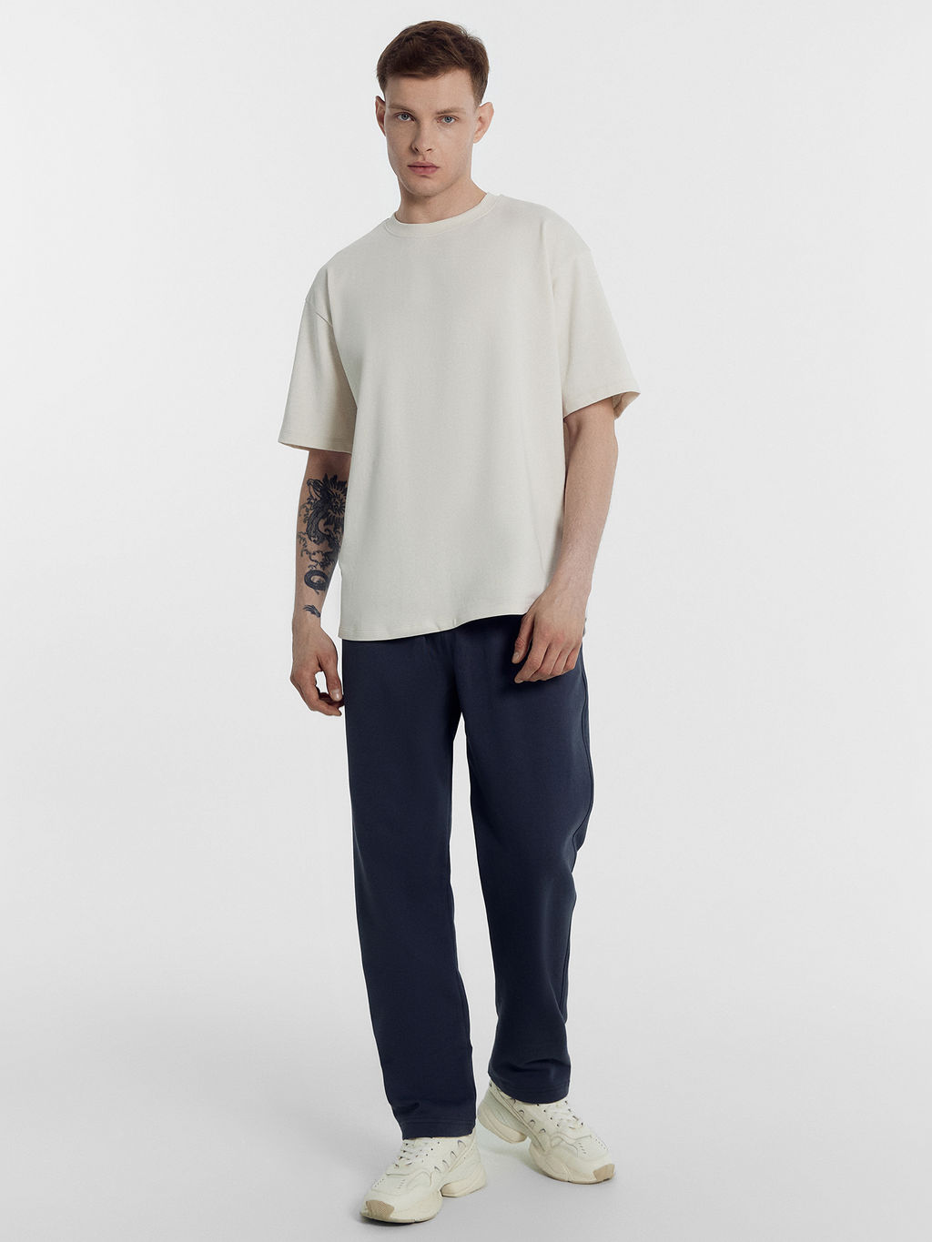 Футболка мужская бежевая с печатью белый песок +печать 111882 - Mark formelle фото 3