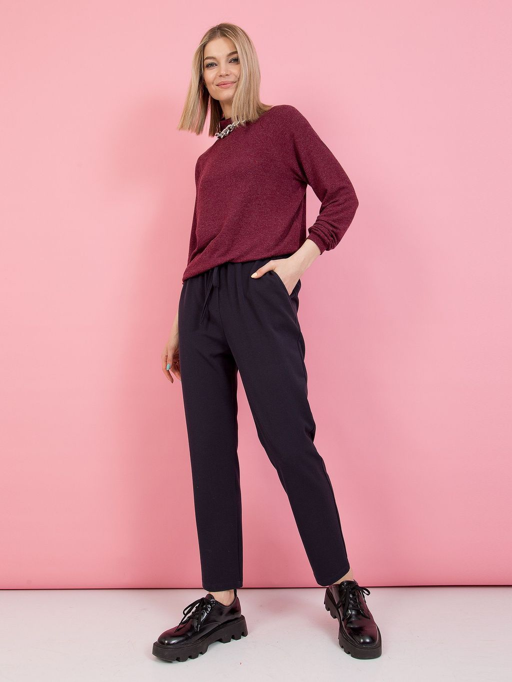 Джемпер PRIZ с рукавом покроя реглан - Stilla фото 4