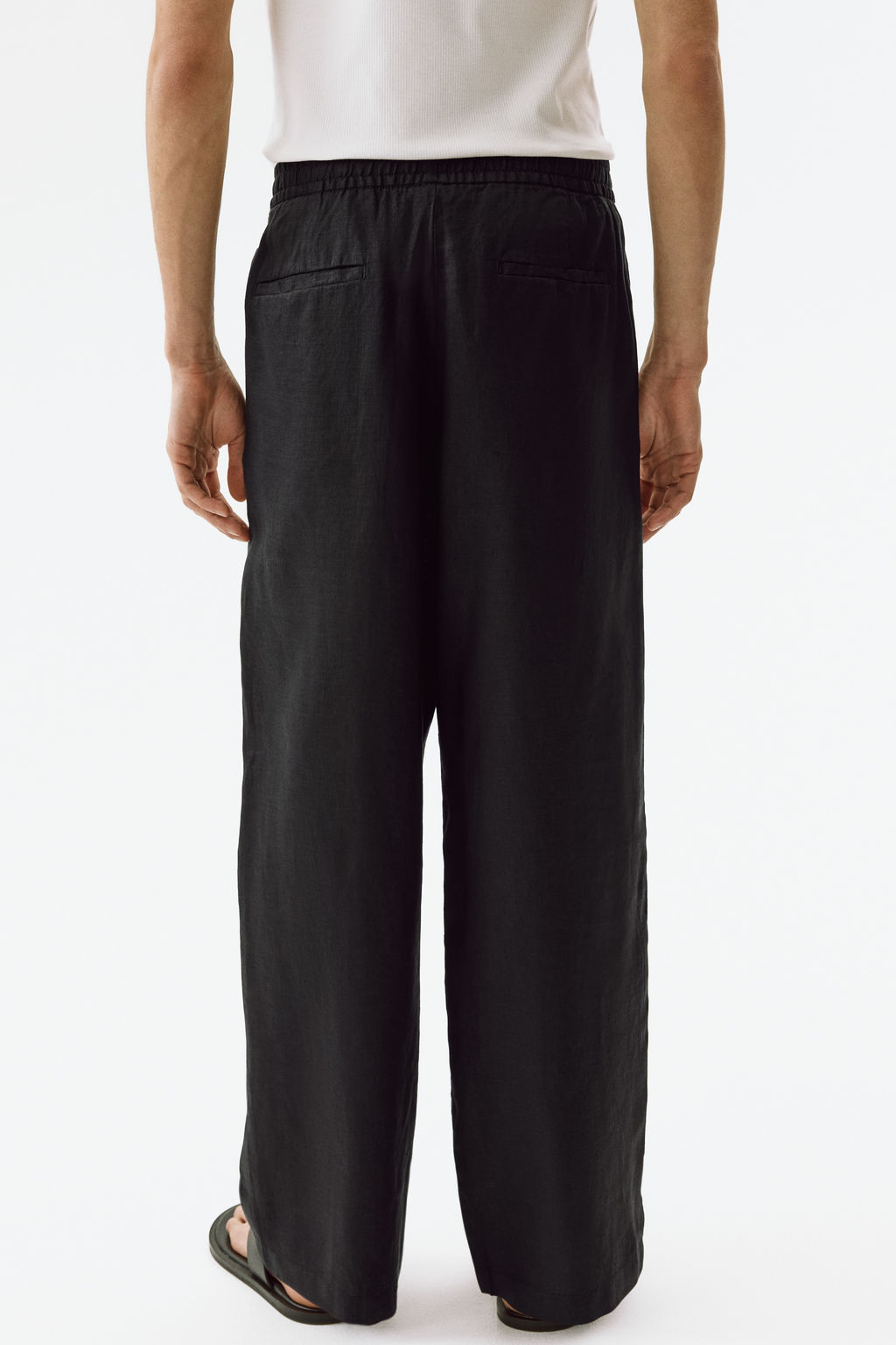 Pantal?n de lino Loose Fit - H&m фото 7