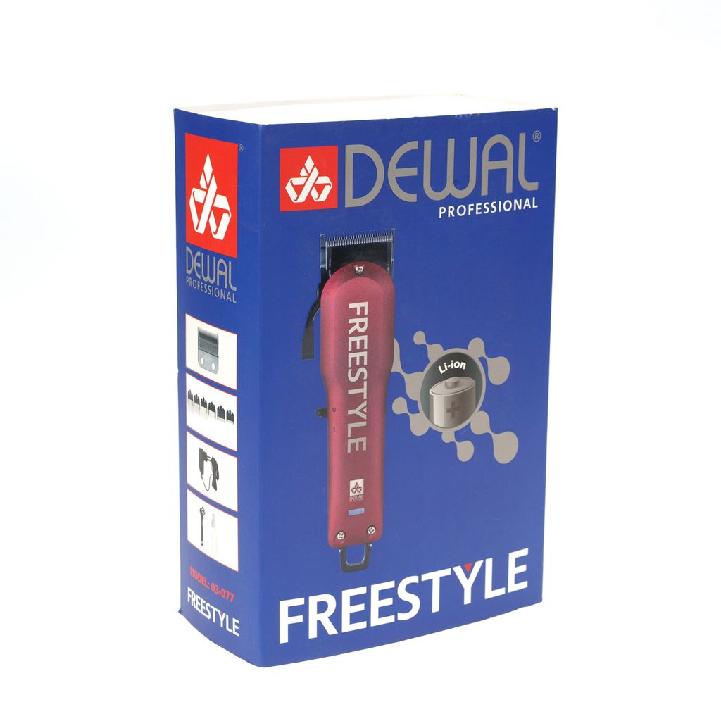 DEWAL.Машинка д/стр.FREESTYLE Red (0.5-2.0мм.нож45мм, 6нас.)/03-077(аккум+сеть) фото 6