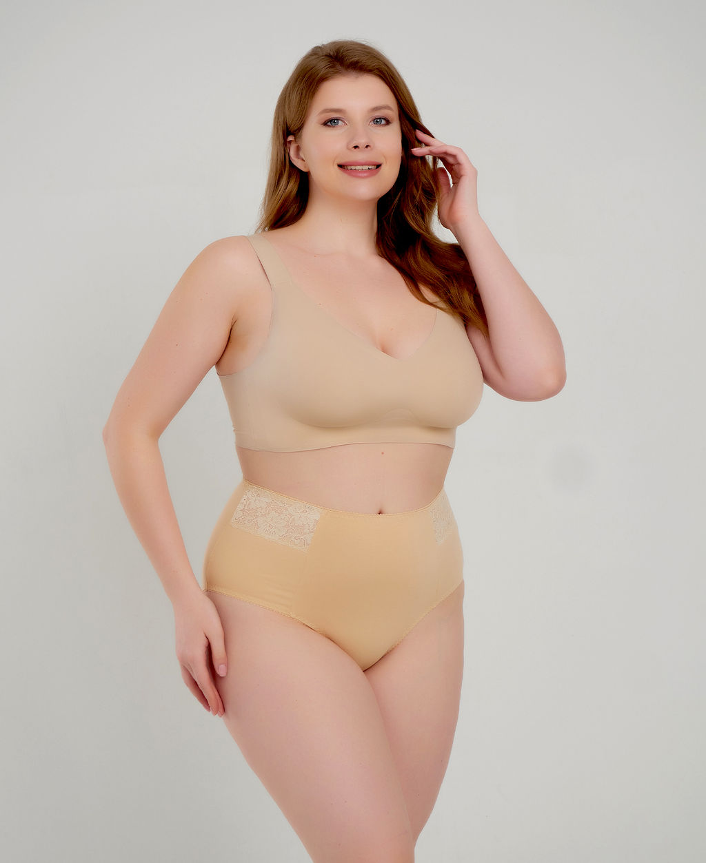 Трусы женские слипы Vanessa for me 6917 хлопок, эластан размеры XL, 2XL, 3XL  фото 3