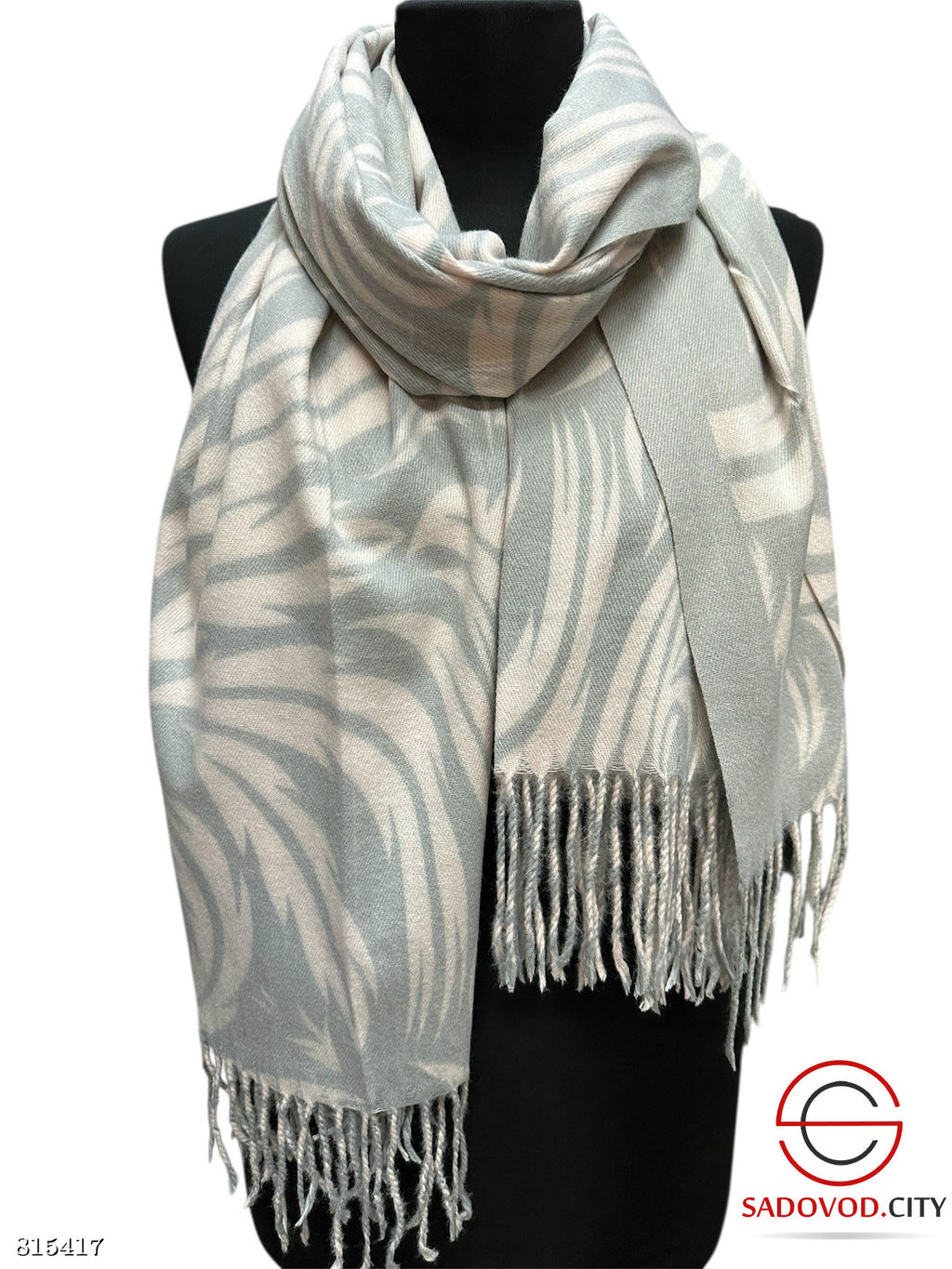 Палантин женский с принтом