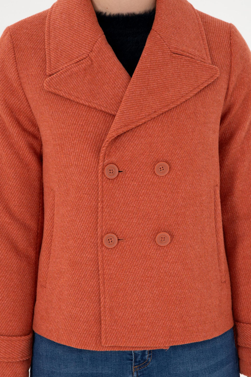 Женское пальто с рисунком плитки - U.s. polo assn фото 6